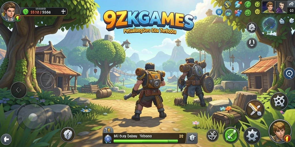 Tampilan gameplay <strong>9ZKGAMES</strong> yang seru dalam dunia terbuka.