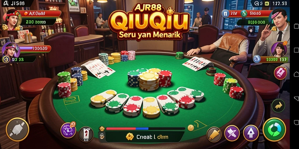 Screenshot gameplay QiuQiu yang menarik dan penuh aksi.