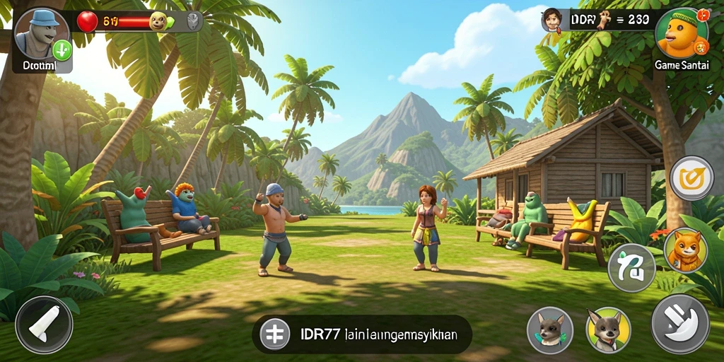 Tampilan gameplay IDR77 yang mengasyikkan dan penuh warna.