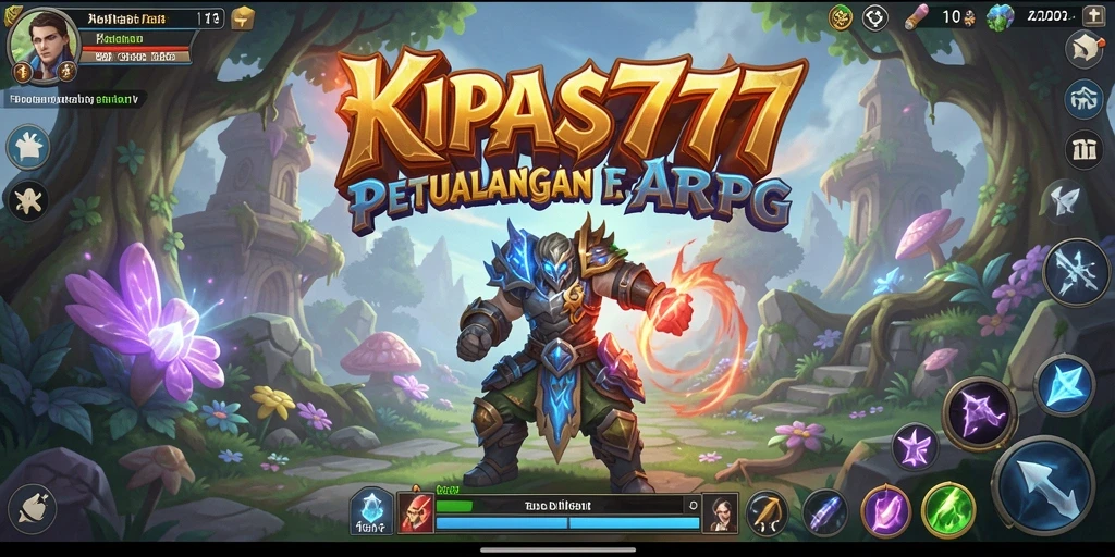 Tampilan seru gameplay KIPAS777 yang penuh aksi ARPG.