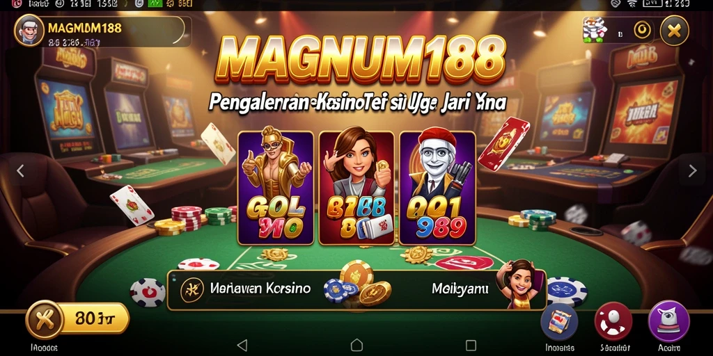 Tampilan utama gameplay MAGNUM188 dengan grafik menawan.