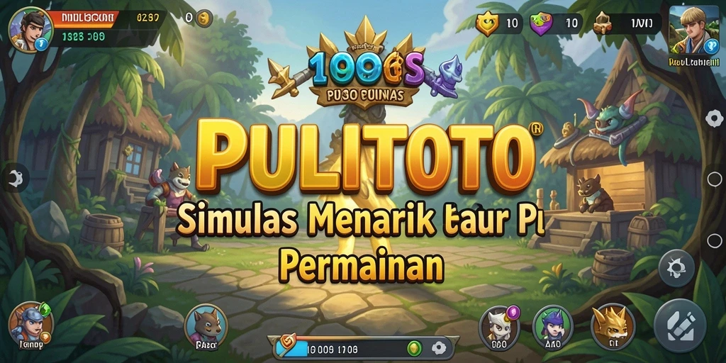 Tampilan utama gameplay simulasi di PULITOTO yang menarik.